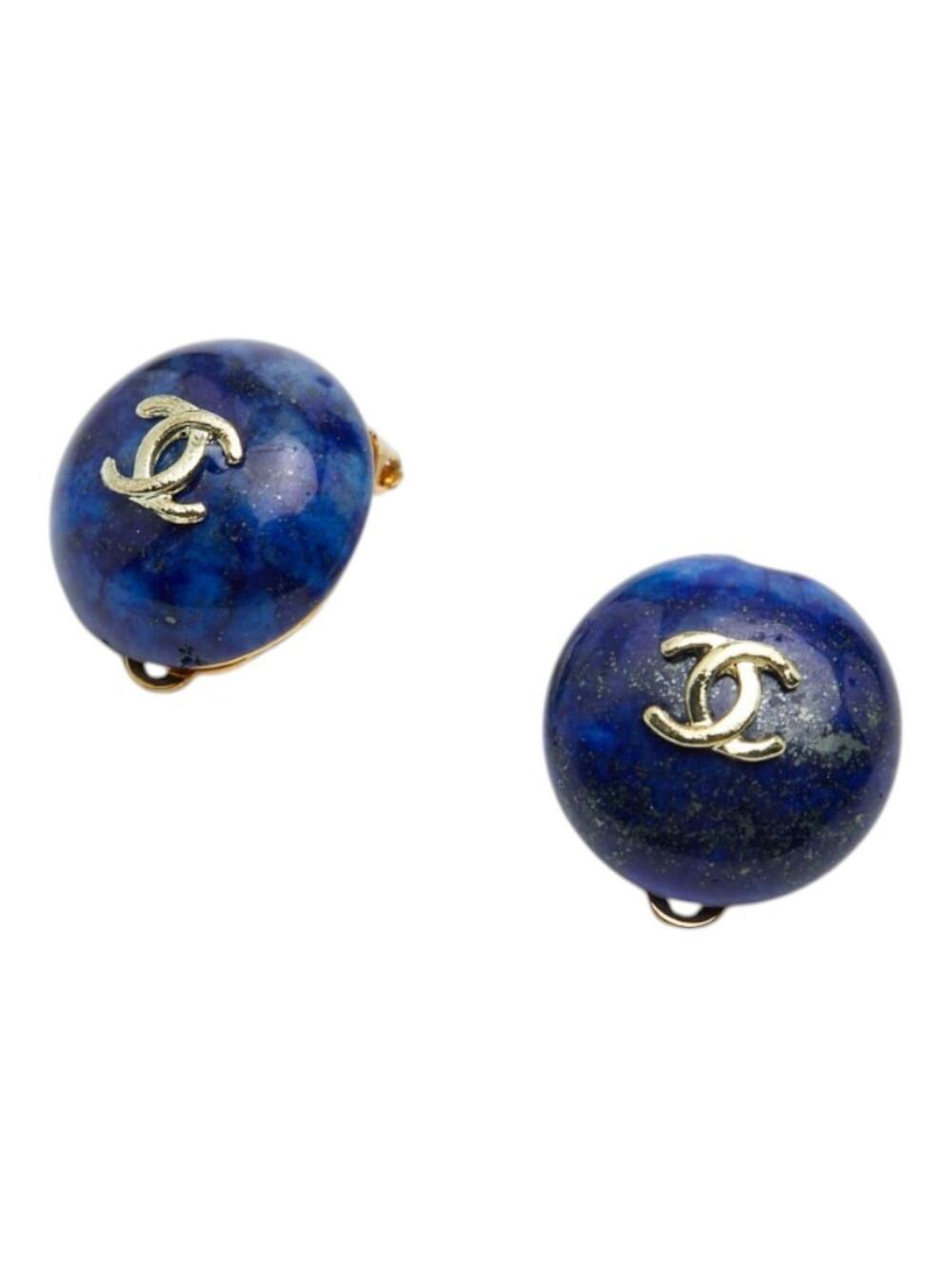 Chanel Cc Logo Clip-On Earrings Metal #275817C69B